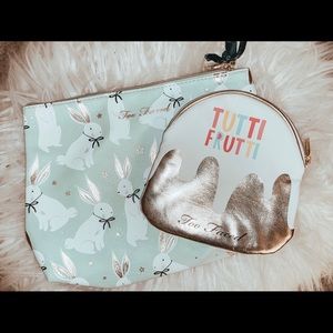 Too faced bundle makeup bags